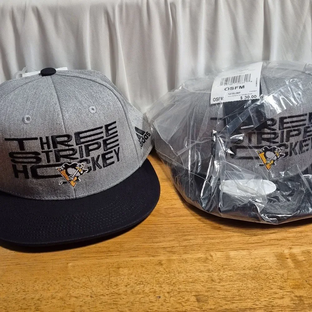 Adidas Pittsburgh Penguins Snapback Hat - New